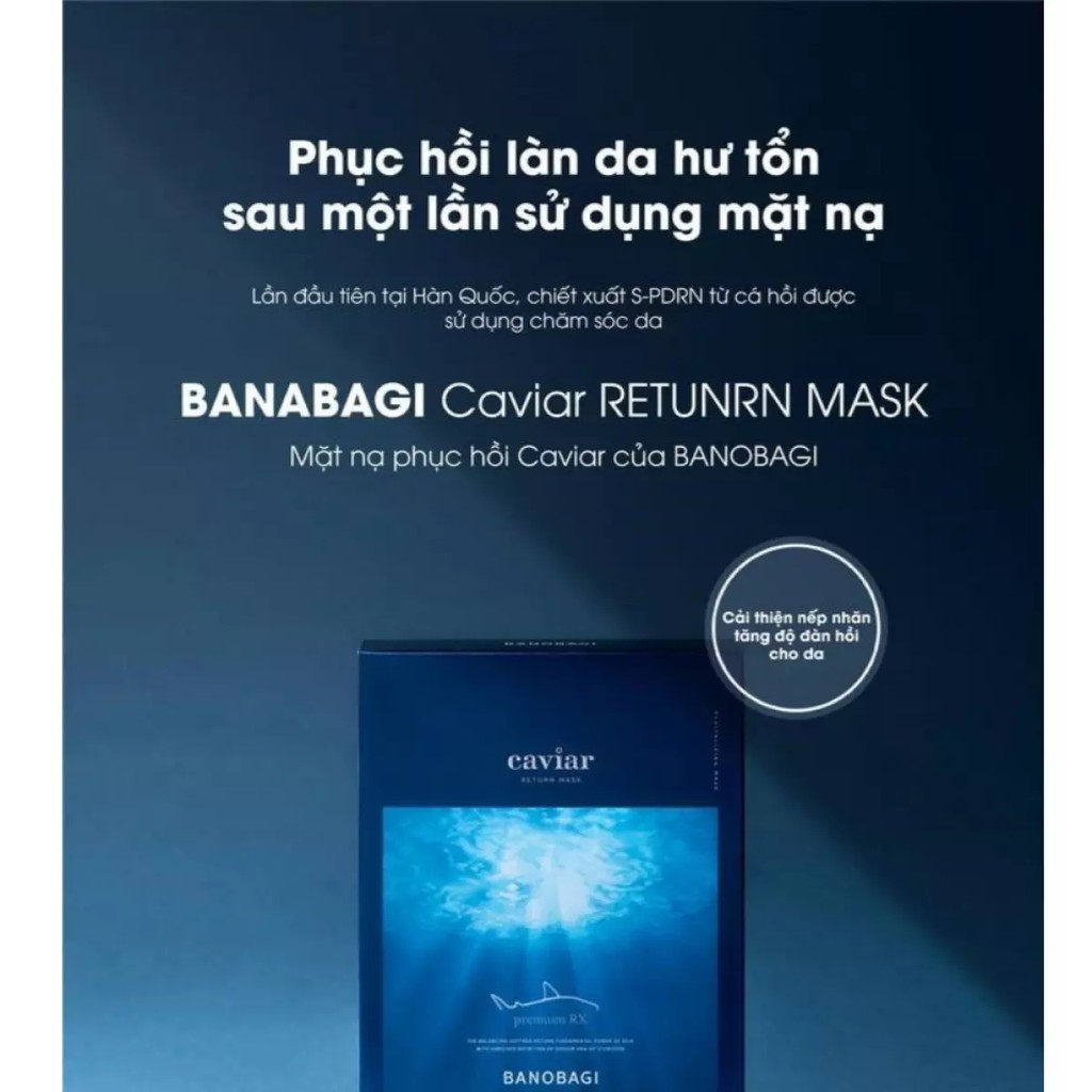 Mặt nạ dưỡng da từ trứng cá tầm BANOBAGI Caviar Return Mask