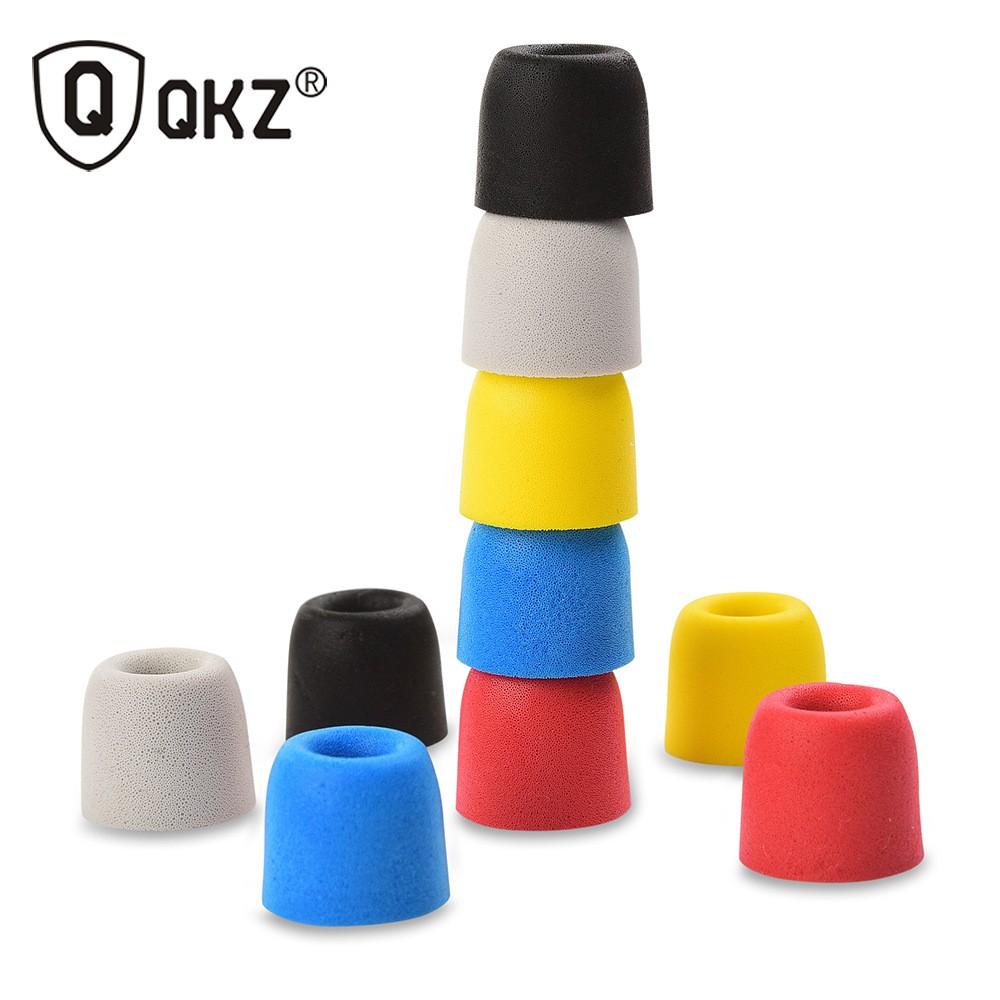 1Piece QKZ T400 Earphone Tips Memory Foam Noise Isolating Memory Foam Ear Tips Foam Eartips use for ZSN ZSN PRO ZST ZS10 PRO VK4 BL03