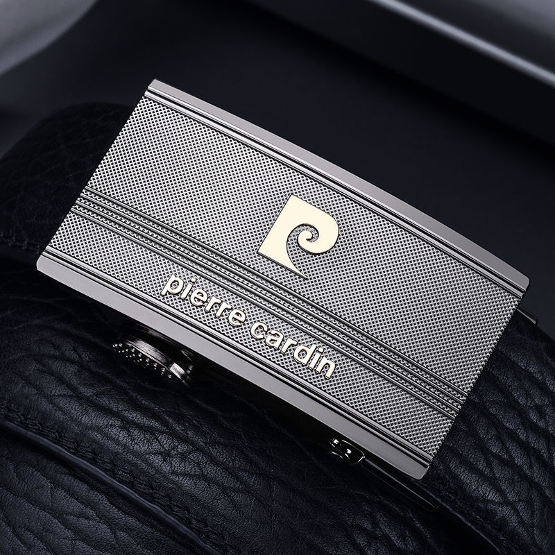 Thắt Lưng Nam Pierre Cardin Da Bò nguyên tấm Dây nịt Nam cao cấp khóa tự động Hợp Thời Trang sang trọng đẳng cấp