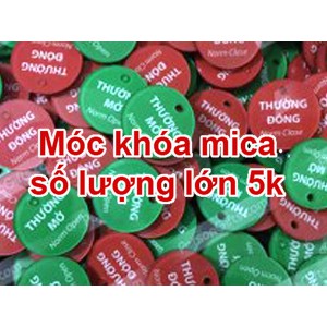 Móc khóa mica bán sỉ