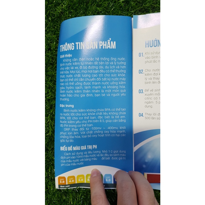 Bình nước tạo Kiềm US Water (tặng túi+đá thay)