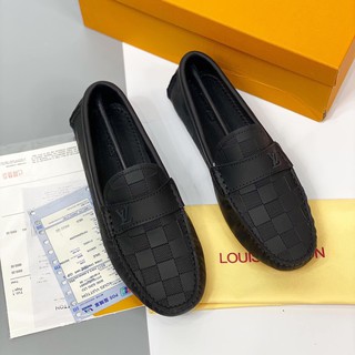 Giày lười nam ᏞᏉ hoạ tiết ô dập scap