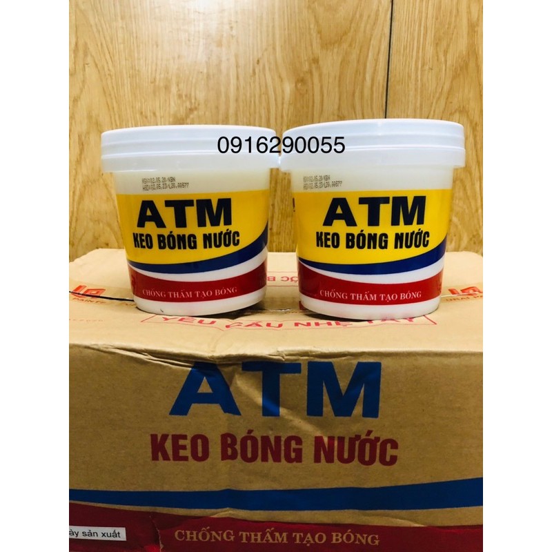 Sỉ 1 kiện keo bóng nước ATM (6Lon x 1Lit)