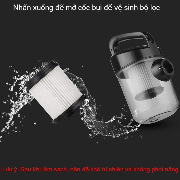 Máy hút bụi gia đình [BH 12 tháng] công suất 1000W có bánh xe T150