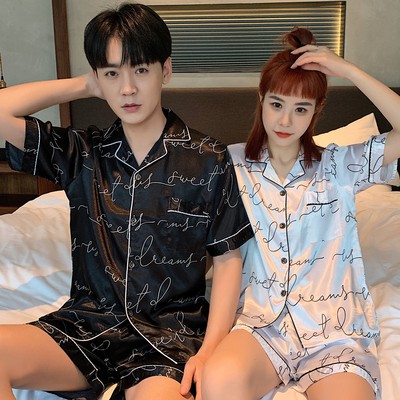 Pyjama nam nữ lụa sang trọng đồ mặc nhà nam nữ lụa thoáng mát