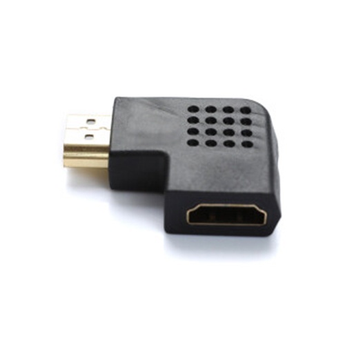 Đầu nối HDMI đổi góc 90 độ cong khuỷu tay dùng đổi góc cắm dây hdmi cho tivi, máy chiếu, laptop hay máy tính, đầu HD, K+