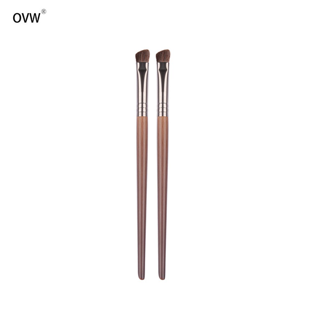 2 Cọ trang điểm OVW XQ13-2 đầu dẹt chỉnh sửa đường nét khuôn mặt