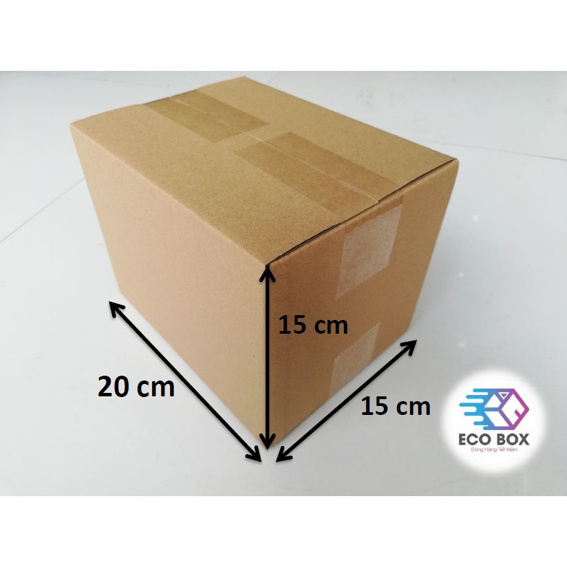 20x15x15 combo 100 hộp bìa carton đóng hàng