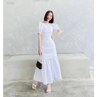ĐẦM XẾP PLI ĐUÔI CÁ (KÈM VIDEO HÌNH THẬT)