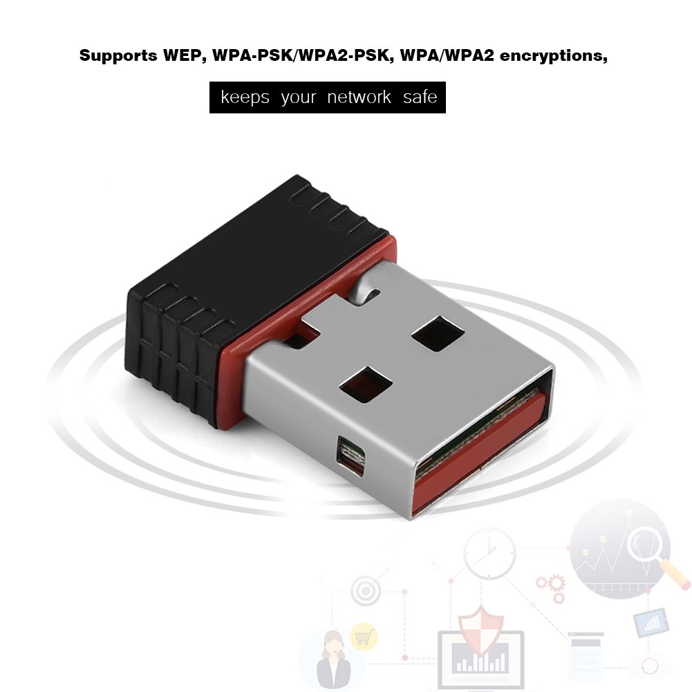 USB thu sóng wifi nhỏ gọn cho máy tính, laptop