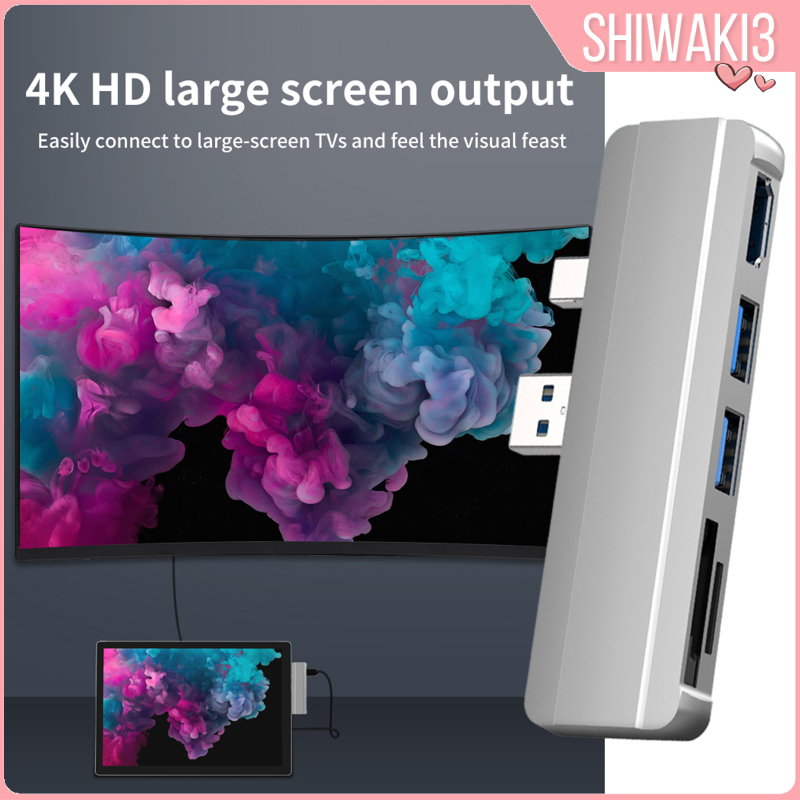 Hub USB 3.0 Mở Rộng Truyền Dữ Liệu Nhanh Cho Surface Pro 4 / 5 / 6 2 USB 3.0