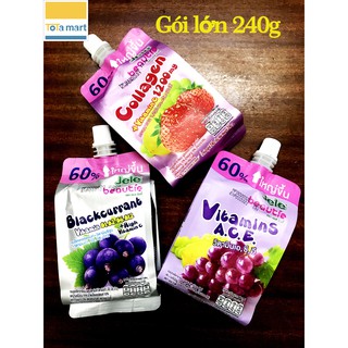 Nước thạch Jele gói lớn 240g Thái Lan, HSD ghi bên dưới