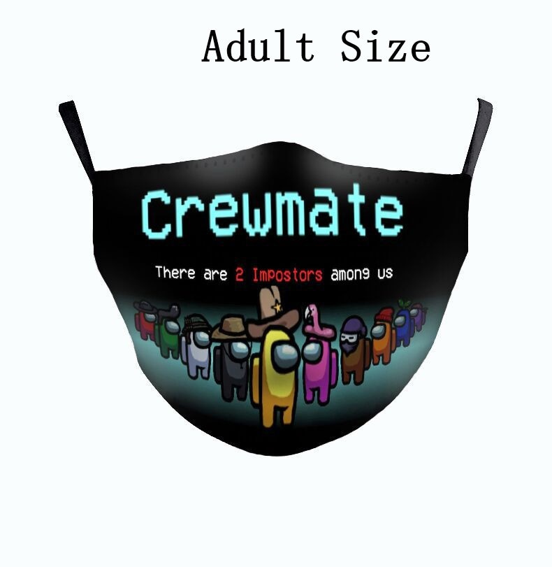 Among Us Mouth Mask Adult Cotton Festive Party Game Fans Protection Washable Halloween Chirismas Mask | BigBuy360 - bigbuy360.vn