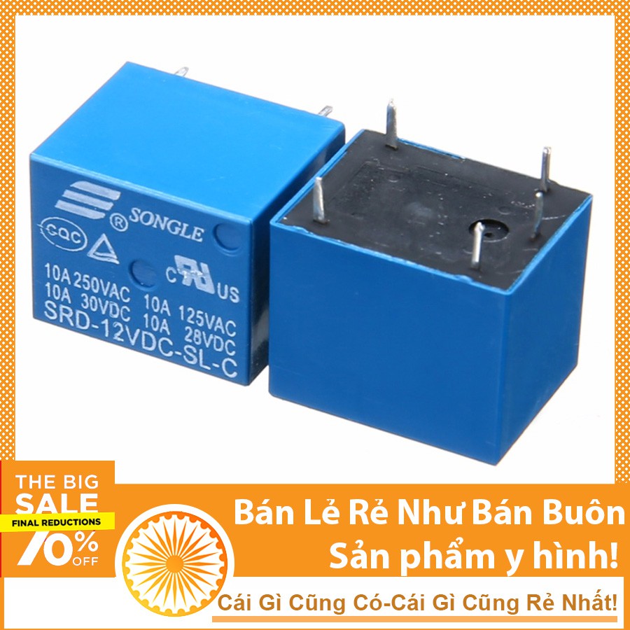 RELAY 10A 5P SRD SONGLE đóng ngắt thiết bị