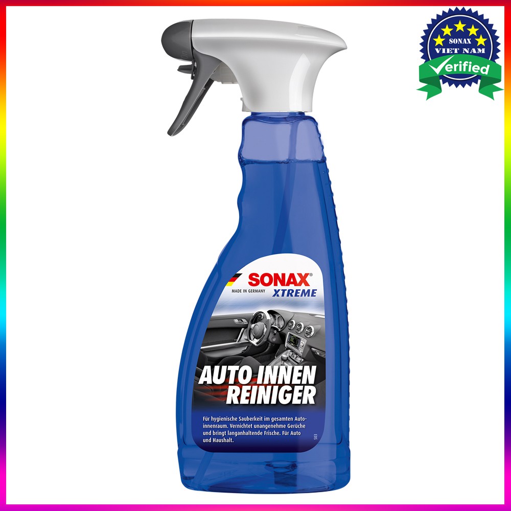 Dung dịch làm sạch và khử mùi nội thất oto Sonax Xtreme Interior cleaner