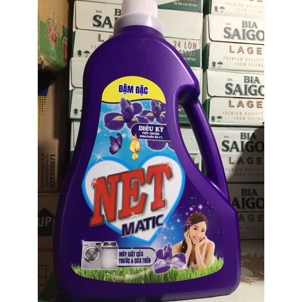 Nước Giặt NET Matic Hương nước hoa Thiên Nhiên 3,6kg