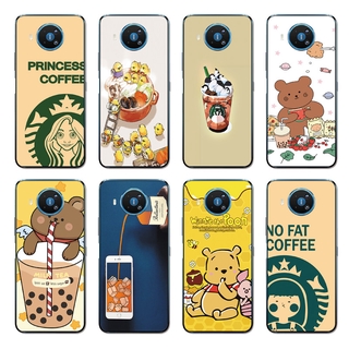 STARBUCKS ốp điện thoại Tpu Mềm In Hình Gấu Xinh Xắn Cho Nokia 4.2 / 6.2 / 7.2 / 5.3 / 8.3 / 3.4