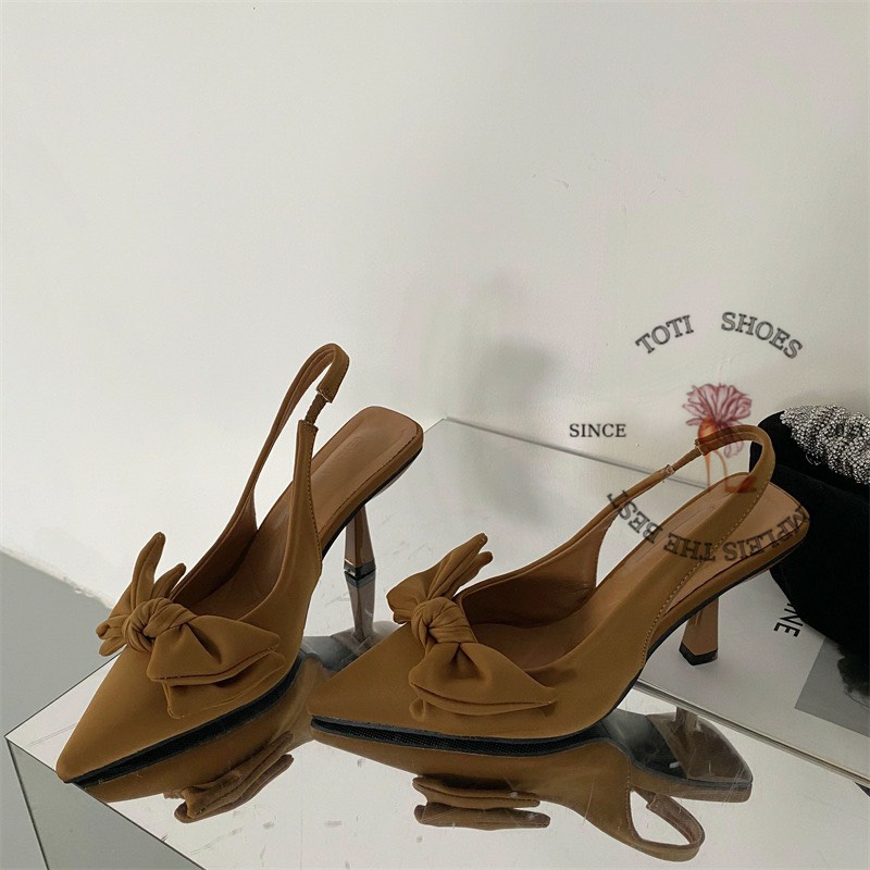 GIÀY THỜI TRANG TOTIIE STORE - SỤC NỮ BÍT MŨI NHỌN - SANDAL CAO GÓT HỞ HẠU 7 PHÂN G2209120
