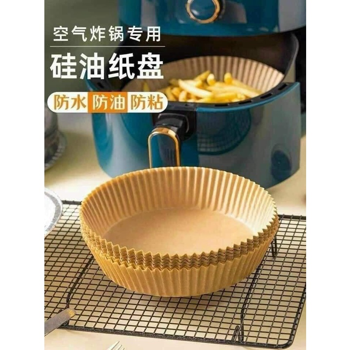 SET 50 MIẾNG GIẤY NẾN THẤM DẦU LÓT NỒI CHIÊN CHỐNG DÍNH
