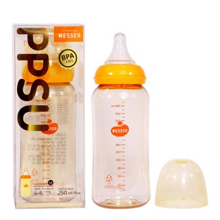 [CHÍNH HÃNG] Bình Sữa PPSU Wesser Cổ Nhỏ 250ml
