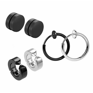Các loại khuyên kẹp/ khuyên nam châm ko cần bấm - kh UNISEX