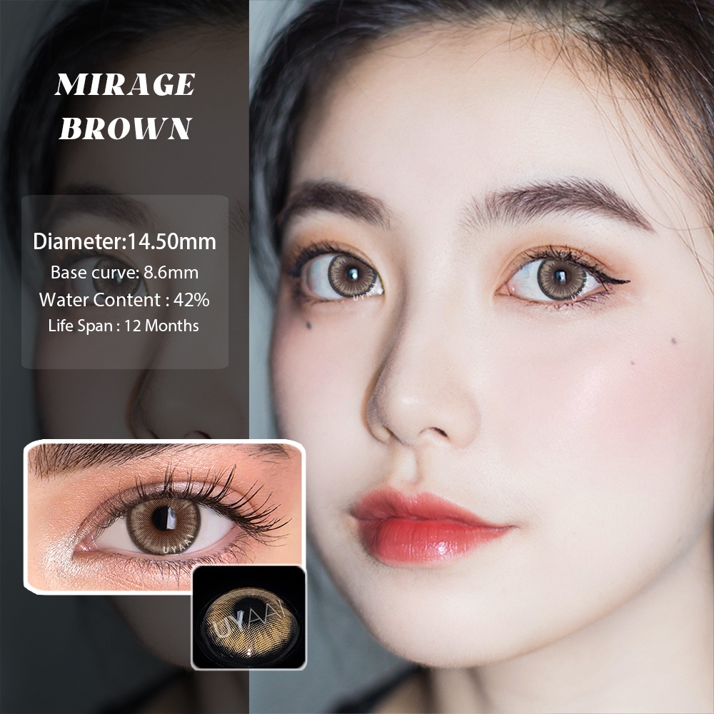 1 Cặp Kính Mắt 14.5mm 0.75--8.00 Độ Tự Nhiên