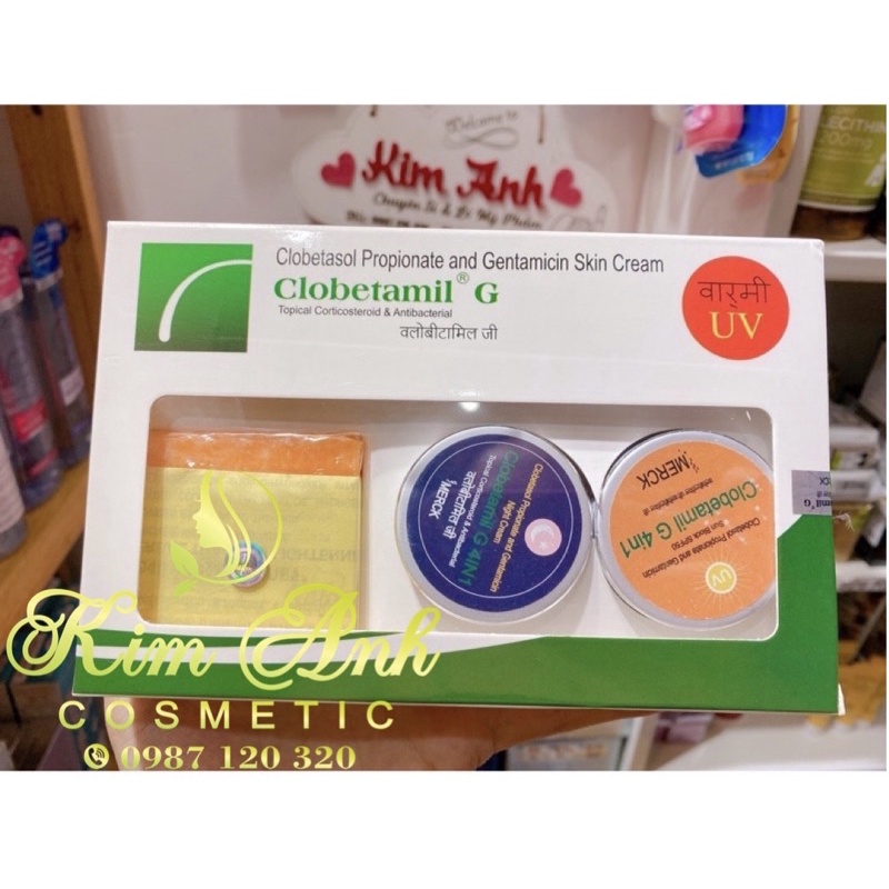 BỘ KEM NÁM CAO CẤP CLOBETAMIL G MẪU VỎ MỚI
