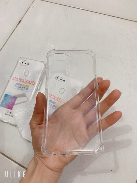 Combo 2 ốp silicon trong Chống SỐC Oppo A5S,A7