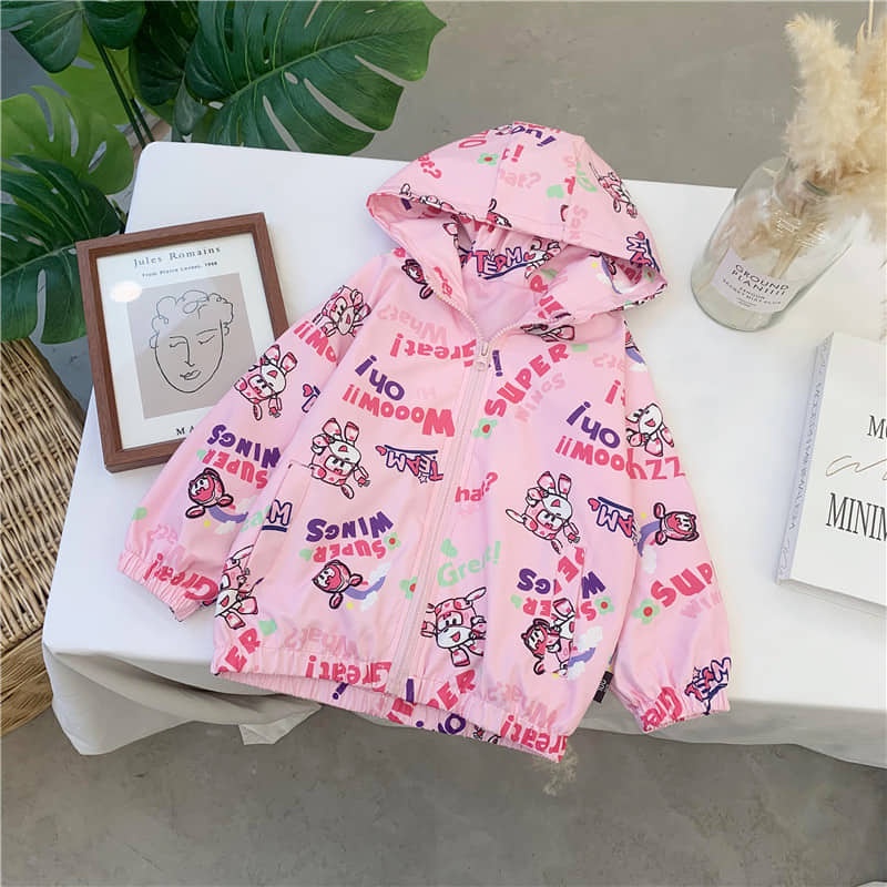 Áo khoác trẻ em áo gió lua form đại 110-150 cho bé