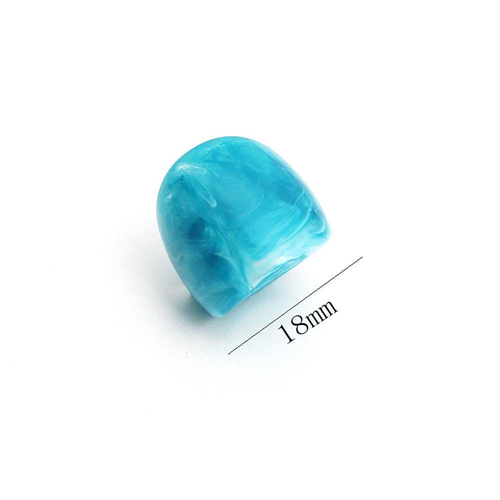 Nhẫn Acrylic Tròn Lớn Thời Trang Dự Tiệc Cho Nữ