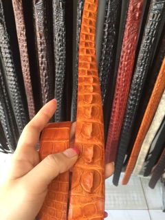 Thắt lưng da cá sấu