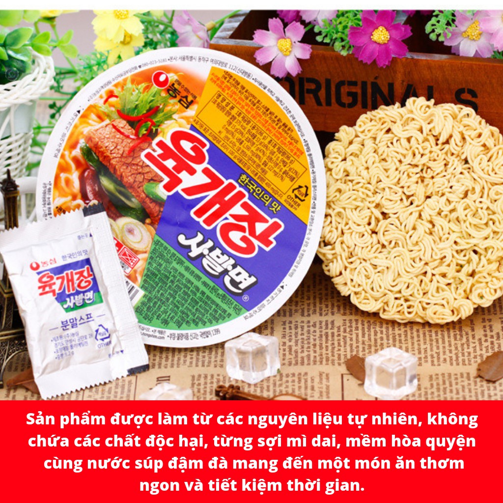 MÌ ĂN LIỀN YUKECHANG NONGSHIM VỊ CAY NÓNG TÔ 86G