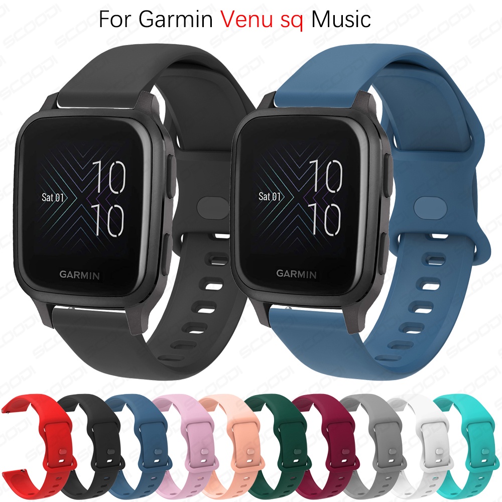 Dây Đeo Silicone Thay Thế Cho Đồng Hồ Thông Minh Garmin Venu sq Music / Venu 2 Plus