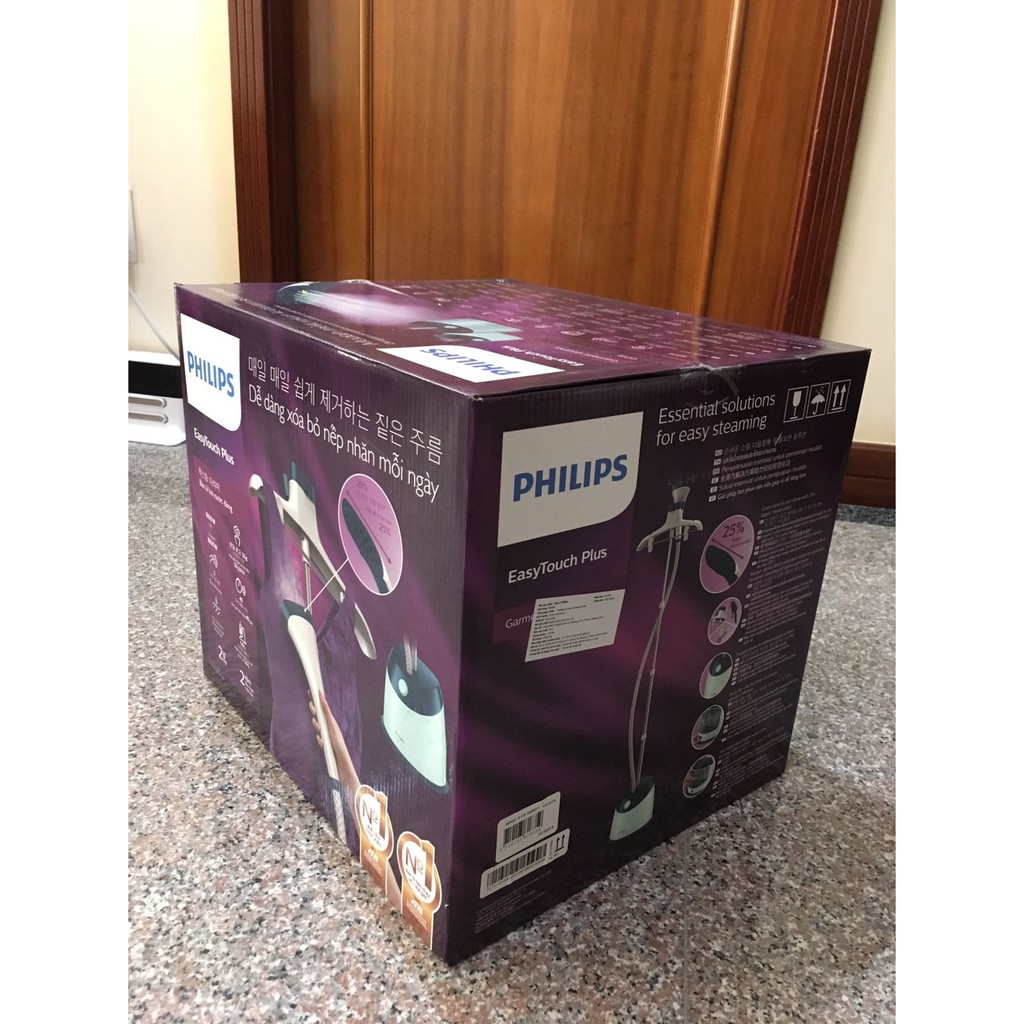 Bàn ủi hơi nước đứng Philips GC518 (Xanh) - Hãng phân phối chính thức