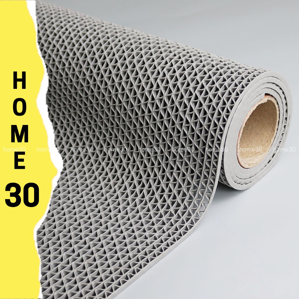 Thảm nhựa lưới chống trơn trượt nhà tắm bể bơi màu xám đỏ xanh khổ 90cmx50cm