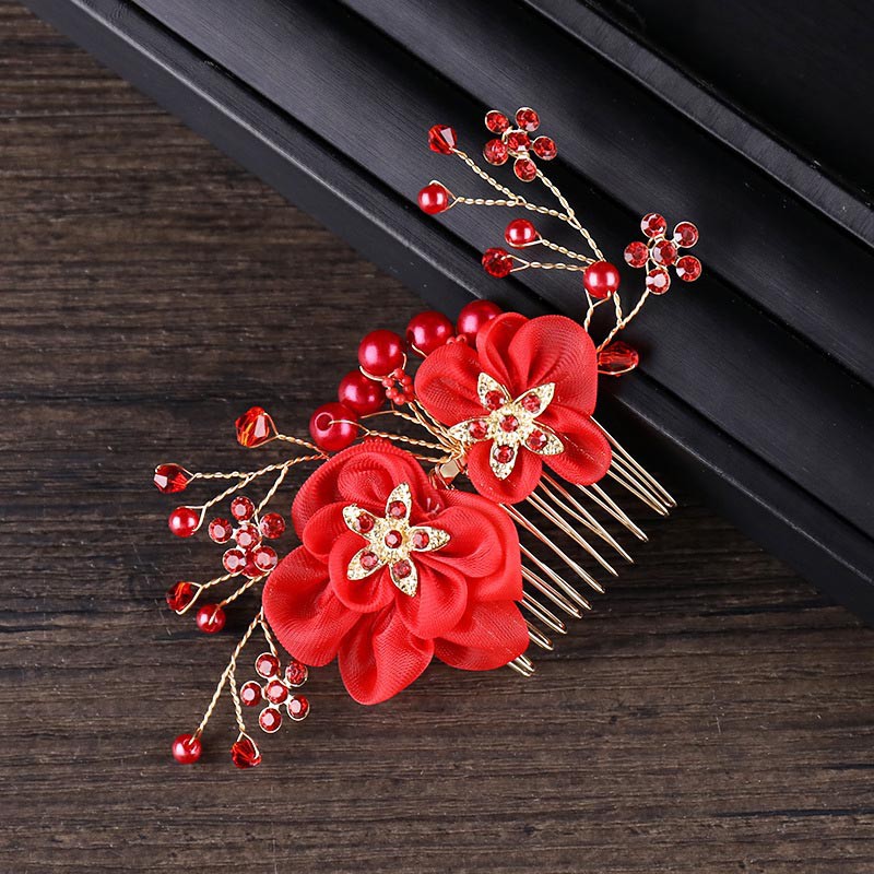 Lược cài tóc đính hoa thời trang cao cấp cho nữ