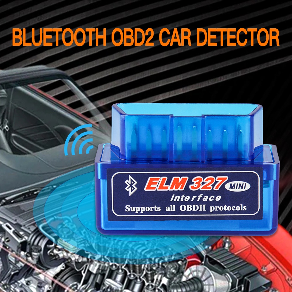 Thiết Bị Quét Mã Vạch Bluetooth Tương Thích Với Elm327 WiFi v2.1 OBD Cho Android Windows Symbian