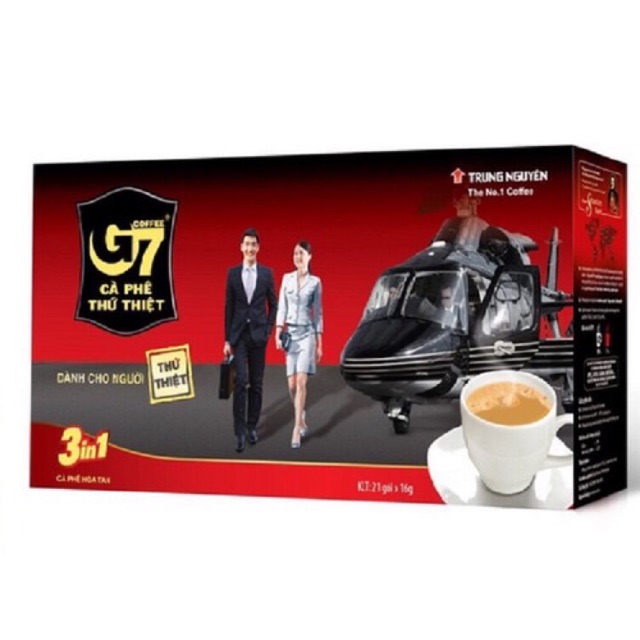 [Chính hãng hàng có tem xác thưc] Cà phê hoà tan G7 hộp 21 gói