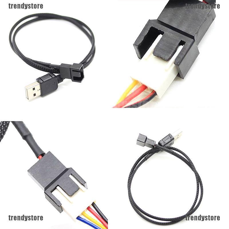 Dây cáp chuyển đổi USB A Male sang 2-Pin / 3-Pin 3pin / 4-Pin cho 5V