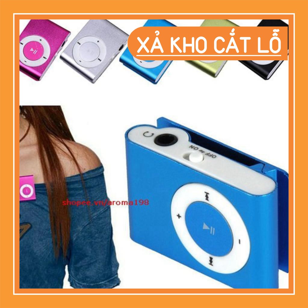Xả kho - Máy Mp3 Shuffle Có Khe Cắm Thẻ Nhớ