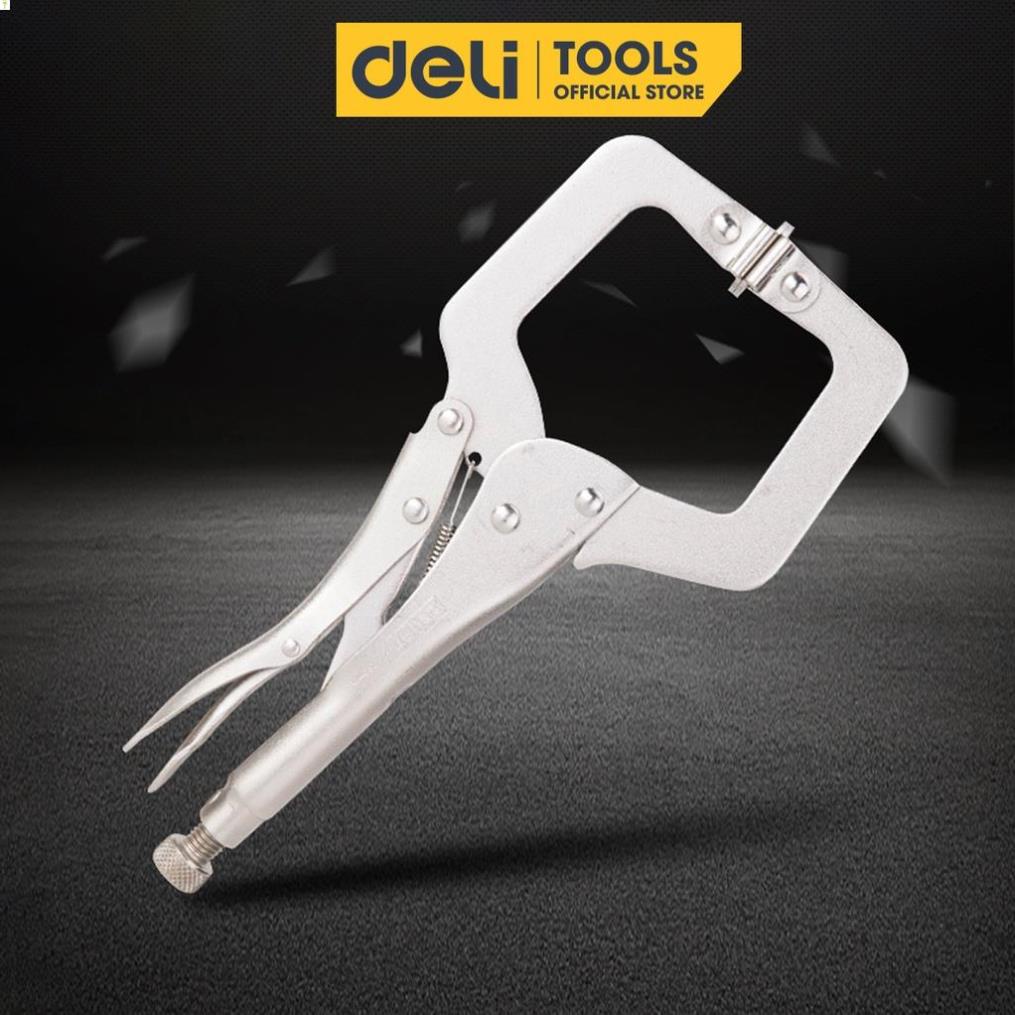 Kìm Kẹp Chữ C Deli Tools Cao Cấp - Hỗ Trợ Cố Định, Giữ Chặt Các Vật Liệu Một Cách Nhanh Chóng, Tiện Lợi Hơn - DL20011 .