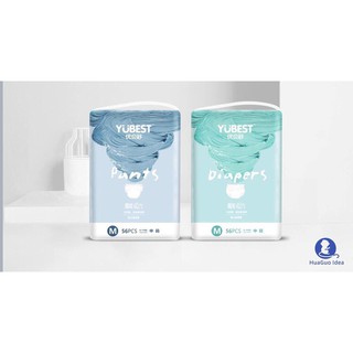Bỉm YUBEST Gold nội địa Trung Quốc quần / dán đủ size S90, M84, XL72,XXL66