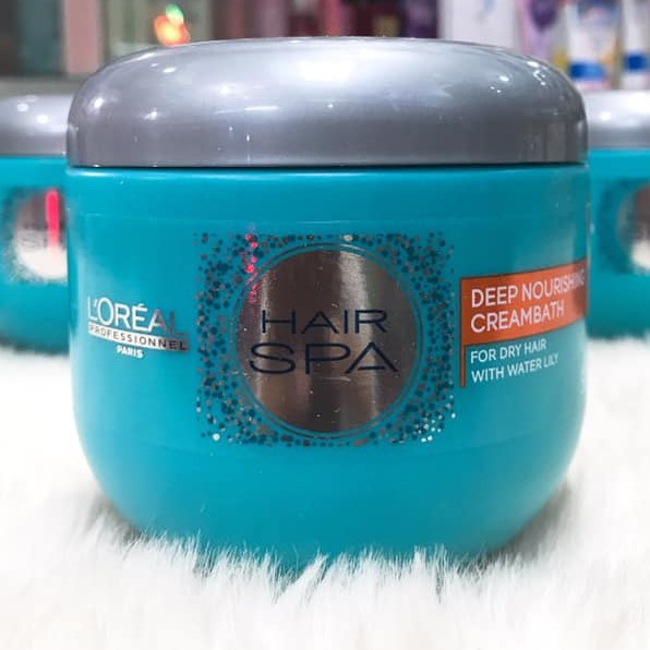KEM HẤP DẦU Ủ TÓC LOREAL PROFESSIONNAL HAIR SPA  NOURISHING CREAMBATH 500ML