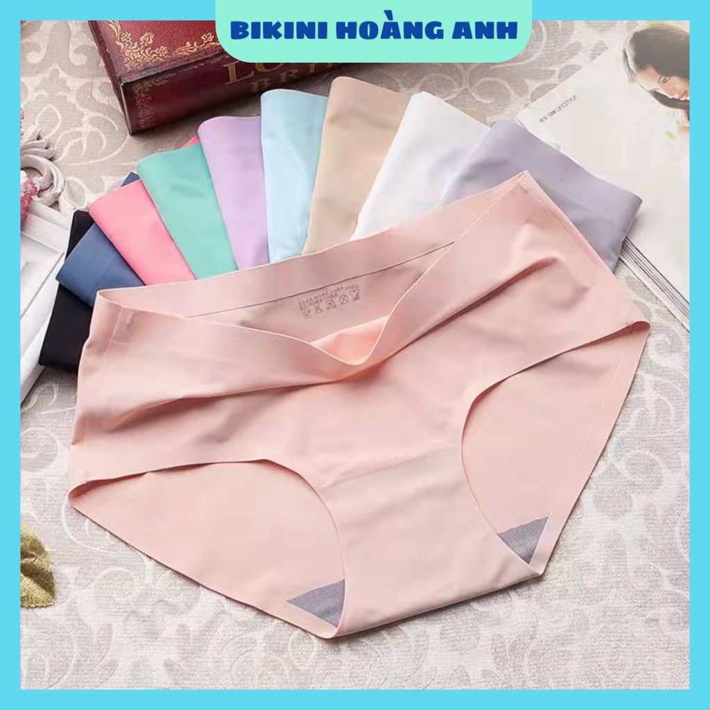 Quần Lót Nữ - Quần Lót Đúc Su Nữ Thun Lạnh Không Đường May Cao Cấp Mềm Mại Kháng Khuẩn Có Bigsize - Mã 001