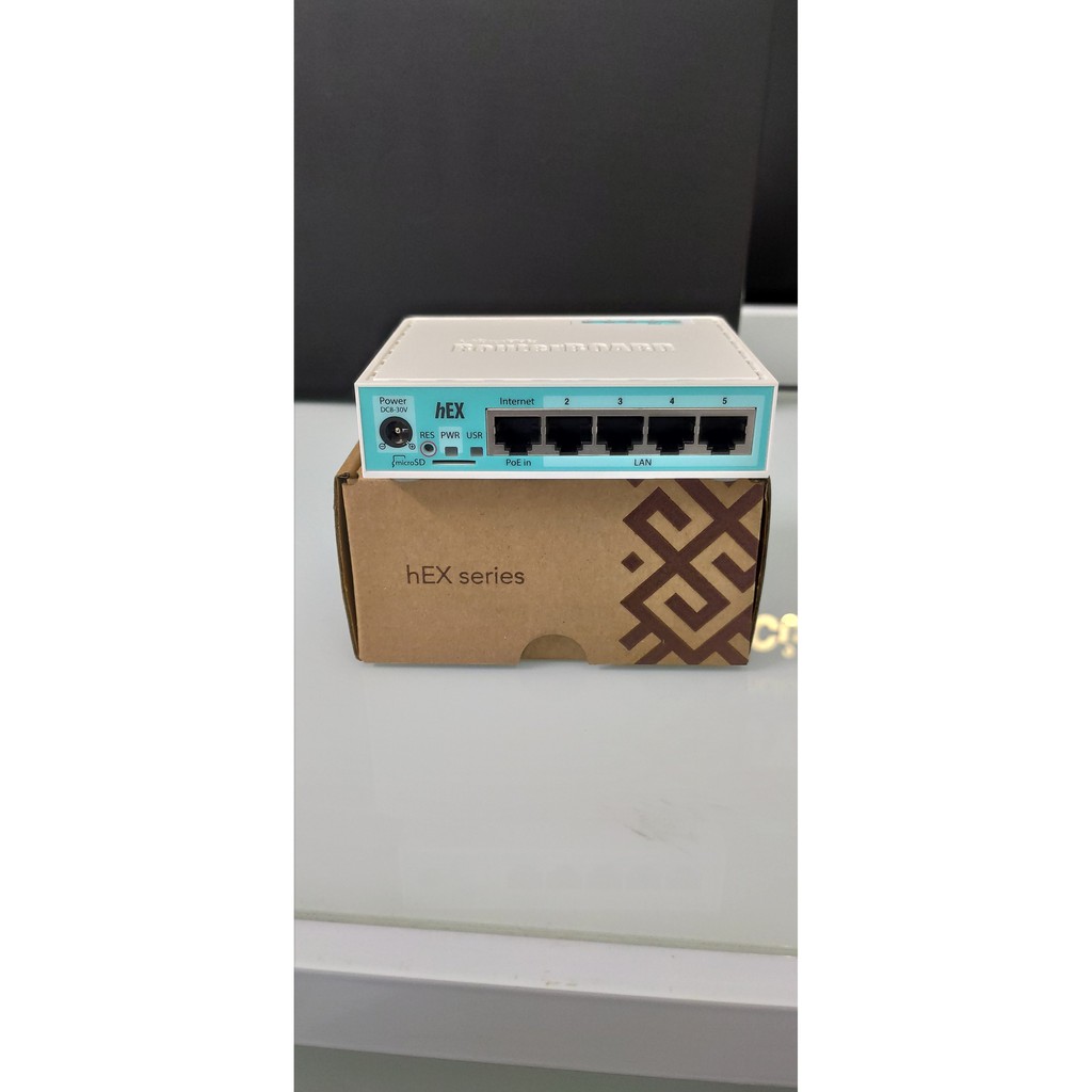 Router cân bằng tải Mikrotik 750Gr3 [Mới - Chính hãng - Fullbox - BH 12 tháng]