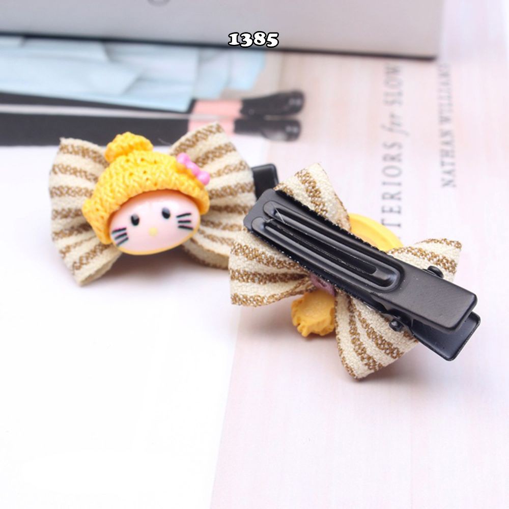 Kẹp tóc nữ ulzzang họa tiết hoạt hình đủ mẫuFREESHIPset cột tóc nhiều màu cute AH1385