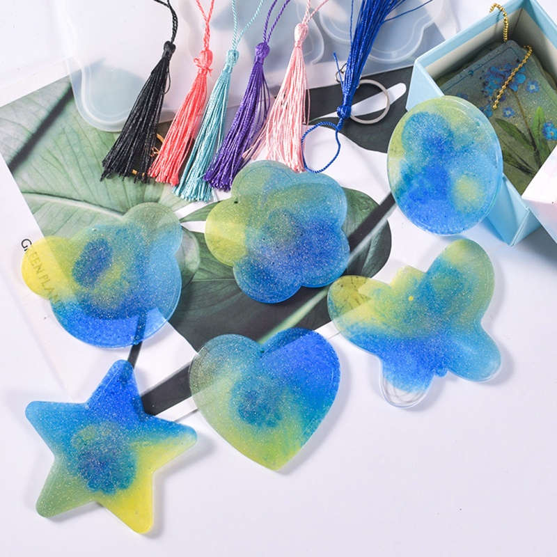 Khuôn Silicone Làm Móc Khóa DIY Bằng Nhựa Epoxy Resin