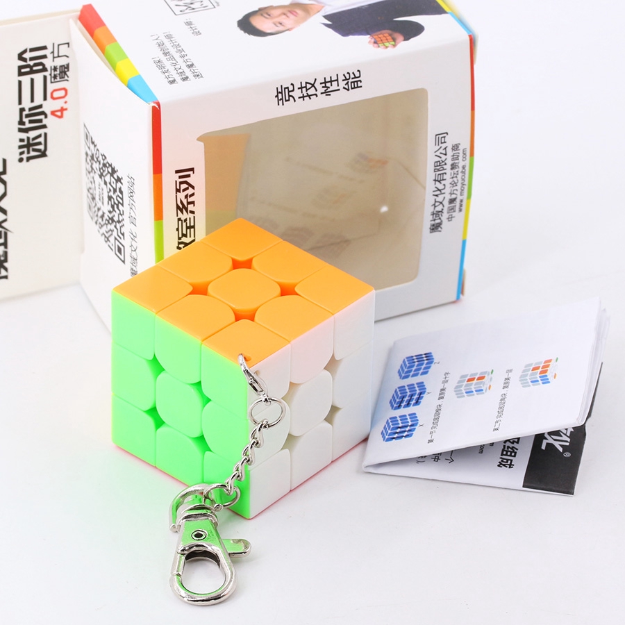 Móc khóa hình khối rubik 3x3x3 30mm 35mm 40mm