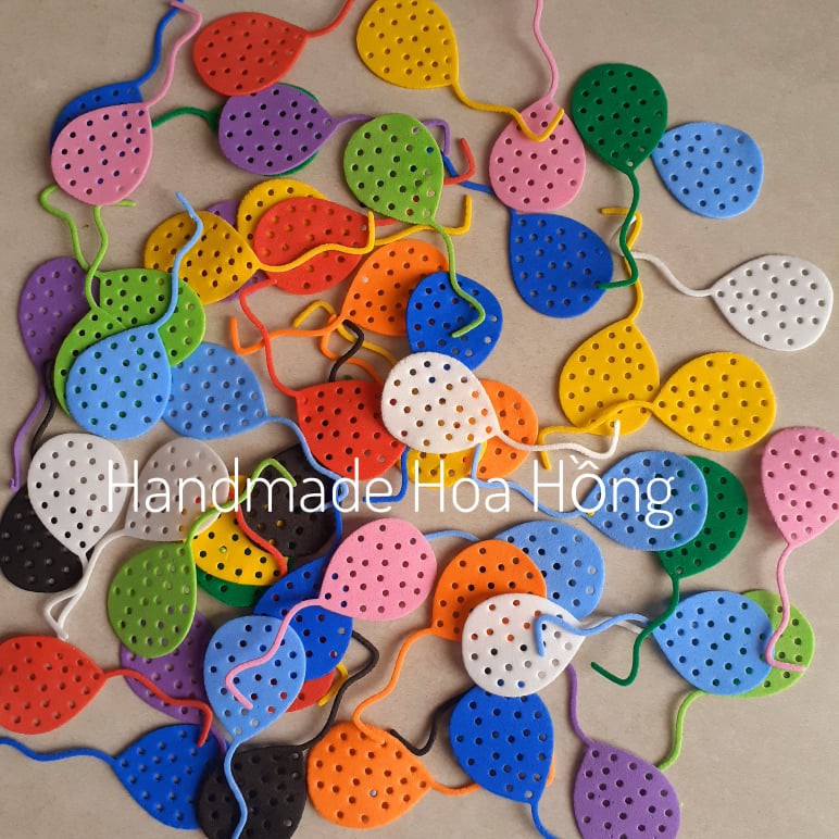 Set 20 cái bong bóng bằng giấy xốp, 2 size -Trang trí mầm non, bảng thông báo, thiệp, phong bì, bao lì xì, scrapbook