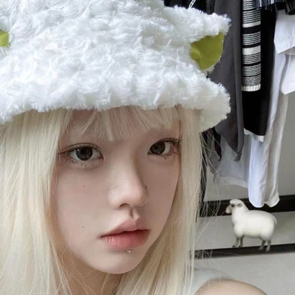 Nón Tai Bèo Giữ Ấm Mùa Đông Kiểu Dáng Hoạt Hình Dễ Thương 4 Màu Lựa Chọn Phong Cách Hàn Quốc Cho Nữ